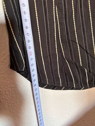 Camisa de rayas marrón