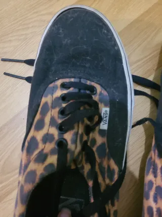 Zapatos Vans con estampado de leopardo