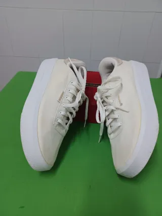 Zapatillas Adidas Beige/Blanco plataforma