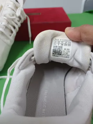 Zapatillas Adidas Beige/Blanco plataforma