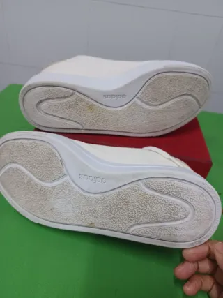 Zapatillas Adidas Beige/Blanco plataforma