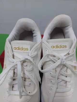 Zapatillas Adidas Beige/Blanco plataforma