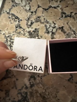 Anillo Pandora Corazón Talla 52