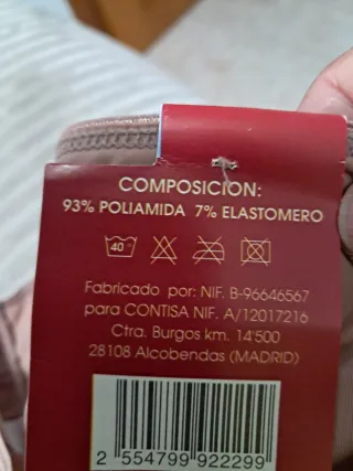 Braga boxer APUNTO encaje marrón talla M