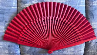 Abanico pintado a mano Aires del Sur