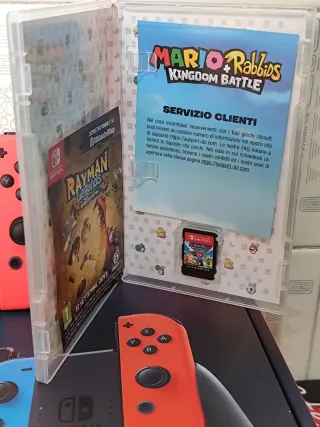 Nintendo Switch + Mario Rabbids +Custodia+SD 128gb
