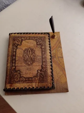 Agenda y bloc notas antiguo