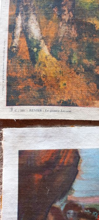 Tre stampe su tela Vintage Ediz. Beatrice