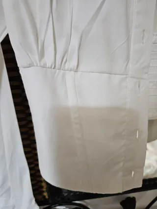 Camisa corta blanca XS