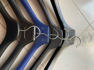 Set 5 grucce plastica nere e blu