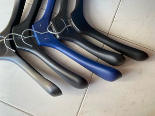 Set 5 grucce plastica nere e blu