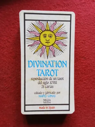Baraja Tarot Divination reproducción tarot s.XVIII