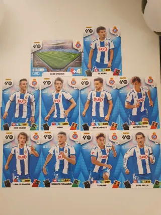 Colección cartas Panini Adrenalyn RCDE