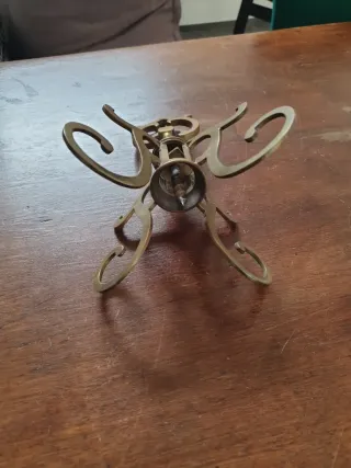 Cavatappi ottone antico 1900