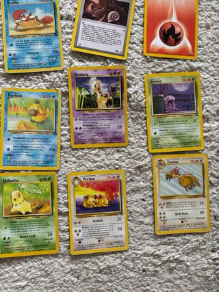Lote de 30 Cartas Pokémon 1995-2000