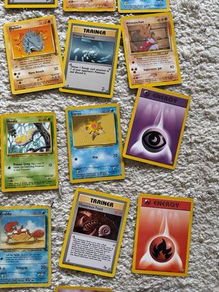 Lote de 30 Cartas Pokémon 1995-2000