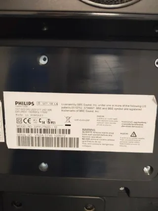 Televisor Philips Negro