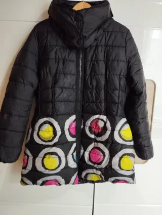 Anorak Desigual Mujer Negro Multicolor