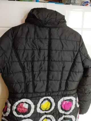 Anorak Desigual Mujer Negro Multicolor