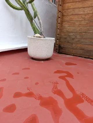 Maceta de piedra esquinera