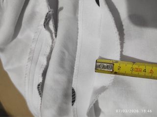 Traje de Flamenca Lunares Rojo y Blanco