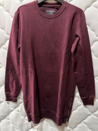 Sudadera larga Bershka morada talla única