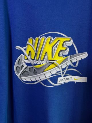 Conjunto Nike Camiseta Azul y Pantalón Corto