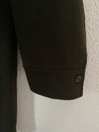 Abrigo militar verde oliva Mango