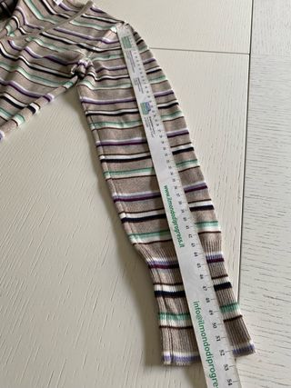 Cardigan ROMEO GIGLI Beige/Viola Tg. S