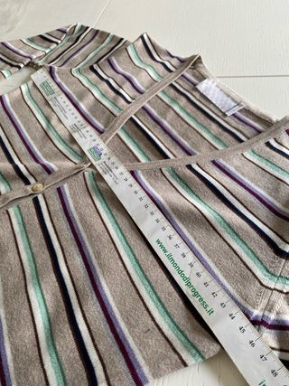 Cardigan ROMEO GIGLI Beige/Viola Tg. S