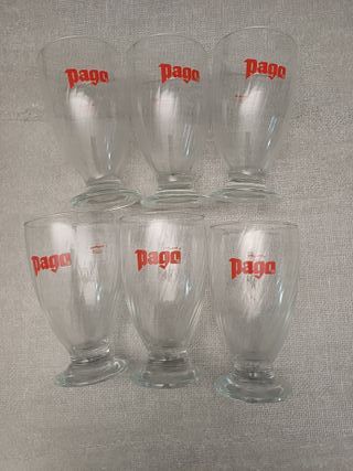 Set 6 Bicchieri Pago in Vetro