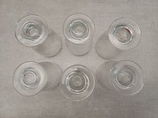 Set 6 Bicchieri Pago in Vetro