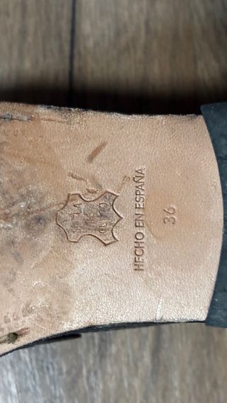 Mocasines de cuero azul niño hechos en España