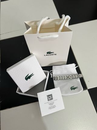 Pulsera Lacoste Plata