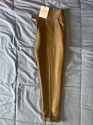 Pantaloni Capri Taglia L Tabacco