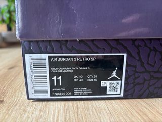 Air Jordan 3 Retro SP J Balvin Talla 45