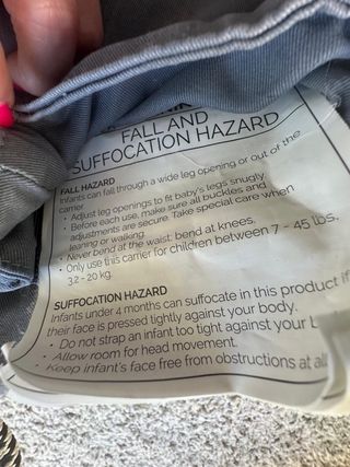 Mochila Portabebé Boba X Gris