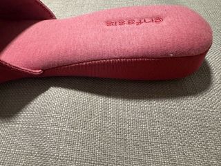 Zapatillas de estar por casa Énfasis rojas