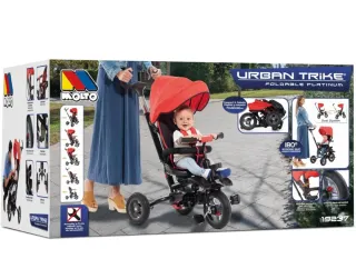 Triciclo Moltó Urbán Trike Rojo y Negro