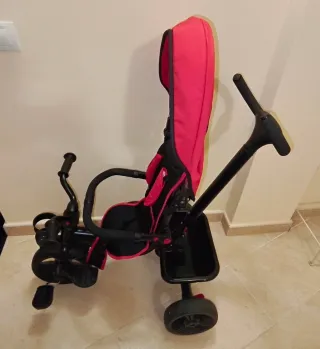 Triciclo Moltó Urbán Trike Rojo y Negro