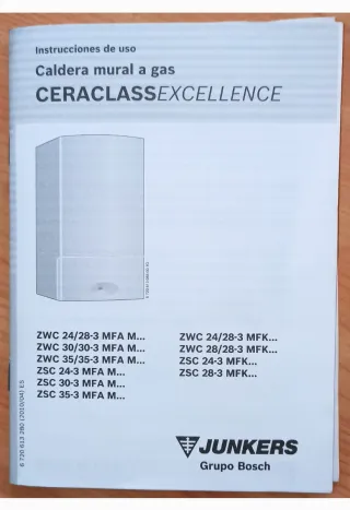 Caldera JUNKERS Blanca