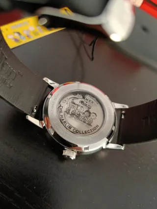 Orologio Timex x Peanuts Pelle Nero Argento