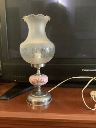 Lámpara de mesita de noche vintage