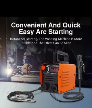 Soldador MMA 250 con accesorios