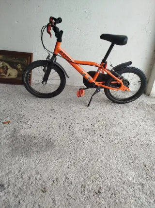 Bicicleta infantil naranja Btwin