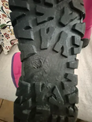 Botas de nieve niña/o rosa y morado