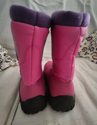Botas de nieve niña/o rosa y morado
