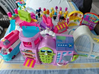 Pack Pinypon con casas y muñecos