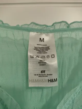 Top lencero verde con lazo