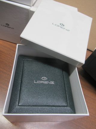 Lotto 6 scatole porta orologio Lorenz